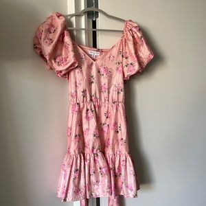 LOVE SHACK FANCY for Target. Floral short dress.